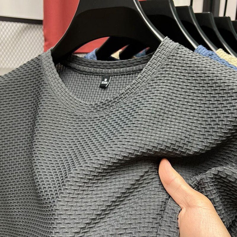 Herren T-Shirt Rundhals Schlicht Einfach Baumwolle - BerlinGlamour