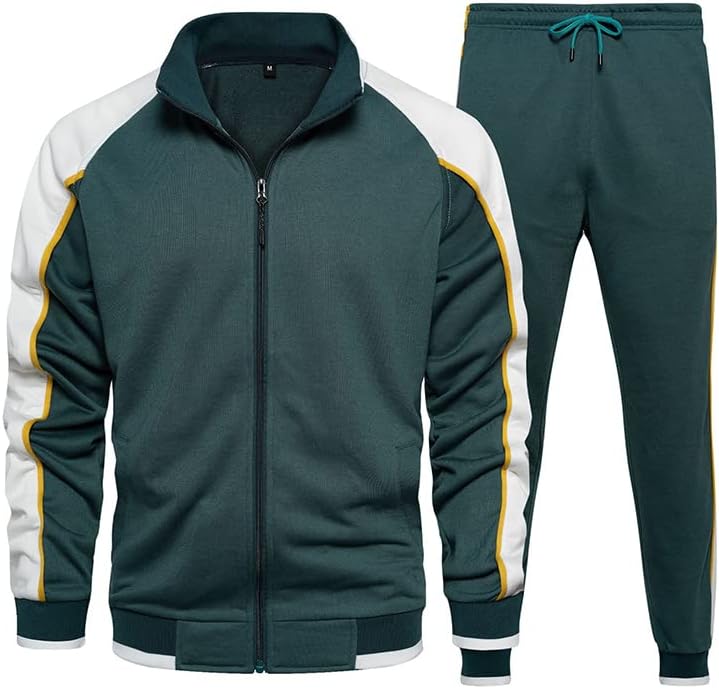 Herren Sportanzug - Funktionelle Trainingsjacke mit Hose - BerlinGlamour
