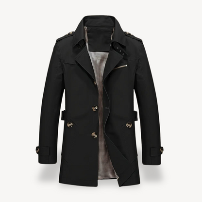 Herren-Trenchcoat aus Baumwollmischung | Loravelle 1