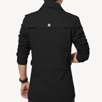 Herren-Trenchcoat aus Baumwollmischung | Loravelle 3