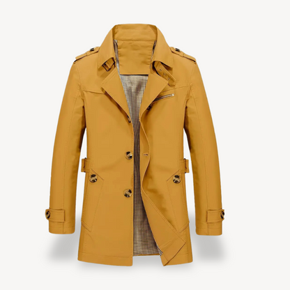 Herren-Trenchcoat aus Baumwollmischung | Loravelle 4