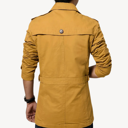 Herren-Trenchcoat aus Baumwollmischung | Loravelle 5