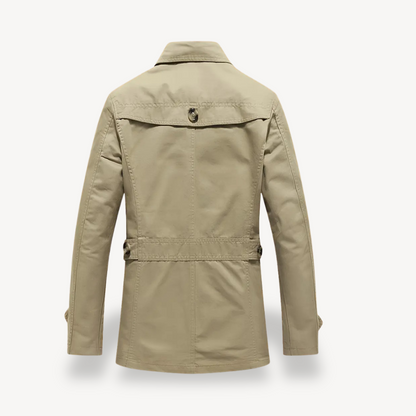 Herren-Trenchcoat aus Baumwollmischung | Loravelle 6