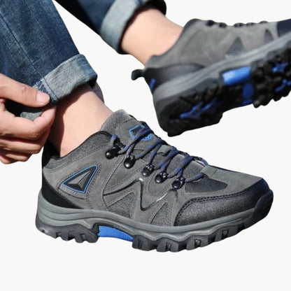 Herren-Wanderschuhe mit Schnürverschluss und strukturierter Außensohle 1