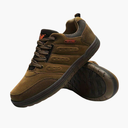 Herren-Wanderschuhe mit Schnürverschluss und strukturierter Außensohle 3
