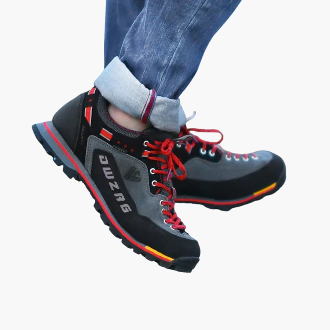 Herren-Wanderschuhe mit Schnürverschluss und strukturierter Außensohle 3