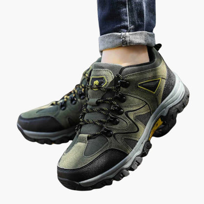 Herren-Wanderschuhe mit Schnürverschluss und strukturierter Außensohle 3