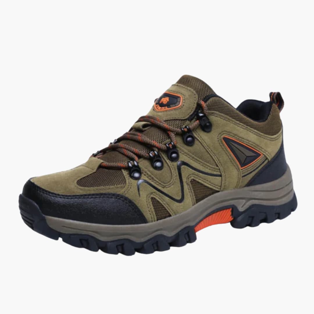 Herren-Wanderschuhe mit Schnürverschluss und strukturierter Außensohle 6