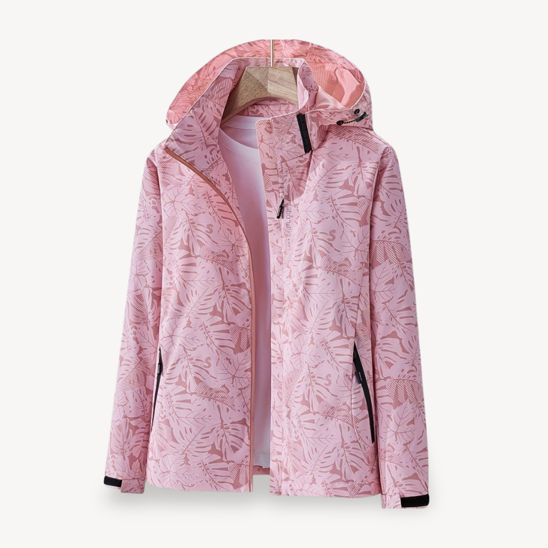 Herren-Windjacke mit Blumendruck | Loravelle 2