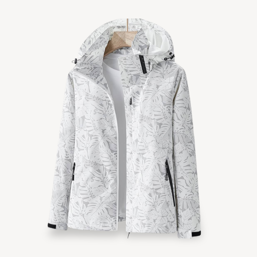 Herren-Windjacke mit Blumendruck | Loravelle 5