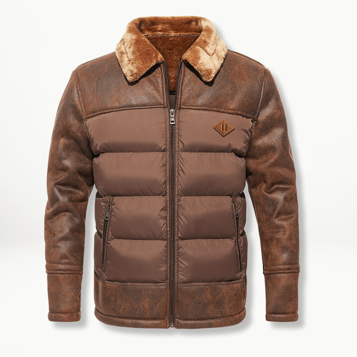 Herren Winterjacke Gefüttert Daunen Pufferjacke Warm - BerlinGlamour