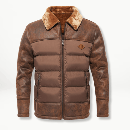 Herren Winterjacke Gefüttert Daunen Pufferjacke Warm - BerlinGlamour