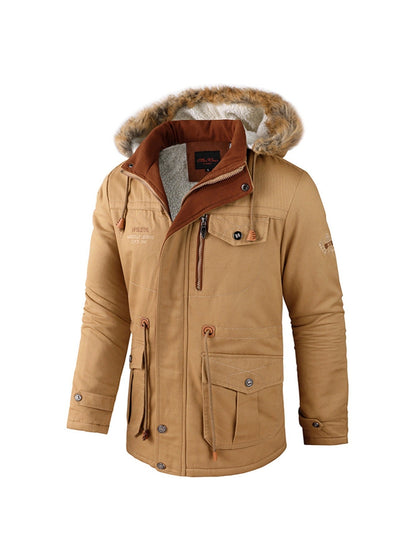 Herren Winterparka Warm Mit Kapuze - BerlinGlamour