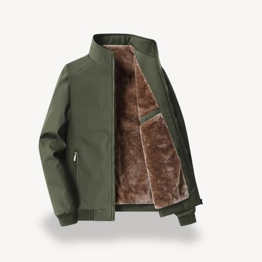 Herren-Winterjacke mit Sherpa-Futter | Loravelle 0