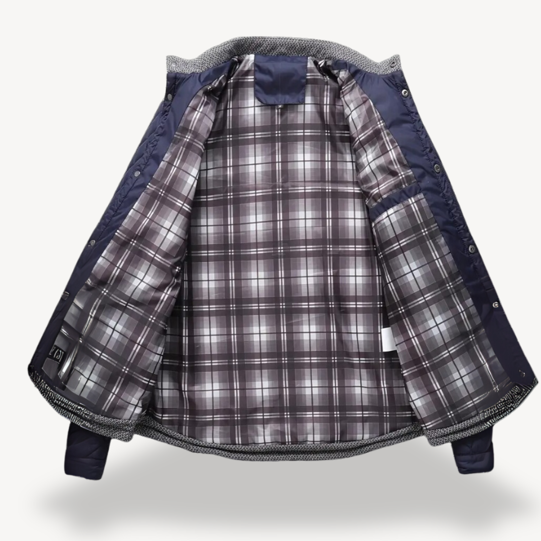 Herren-Winterjacke mit Sherpa-Futter | Loravelle 4