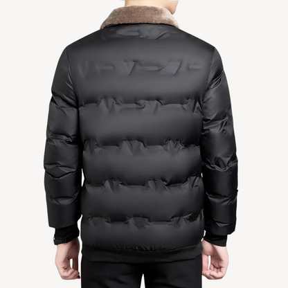 Herren-Winterparka mit Kunstpelzkapuze | Loravelle 3