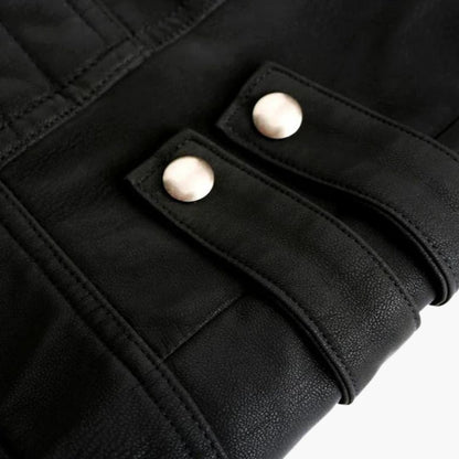 Herren-Zip-Jacke mit gesteppten Ärmeln und Kontraststreifen 2