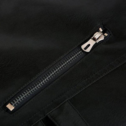 Herren-Zip-Jacke mit gesteppten Ärmeln und Kontraststreifen 4