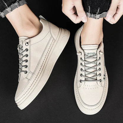 Leder Herrenschuhe Markenqualität Schwarz Modern