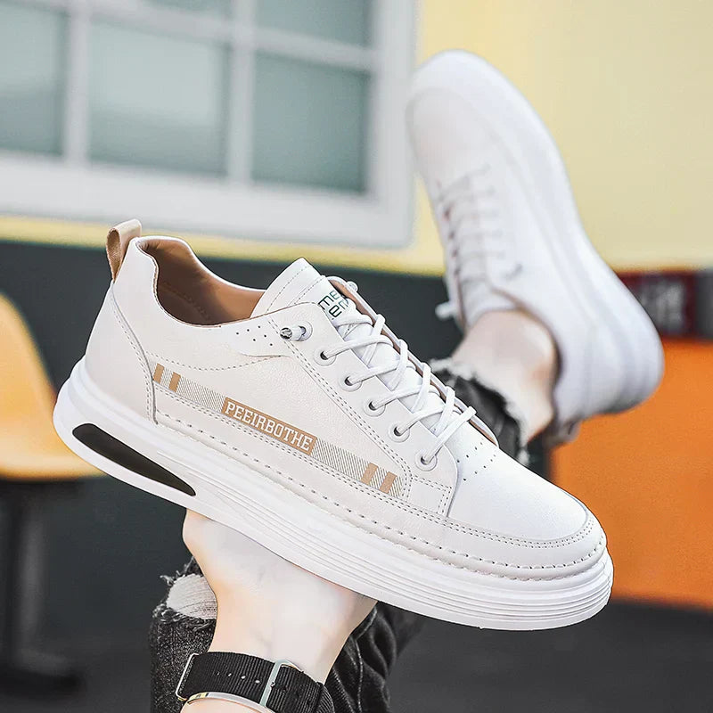 Leder Herrenschuhe Markenqualität Schwarz Modern