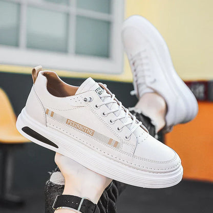 Leder Herrenschuhe Markenqualität Schwarz Modern