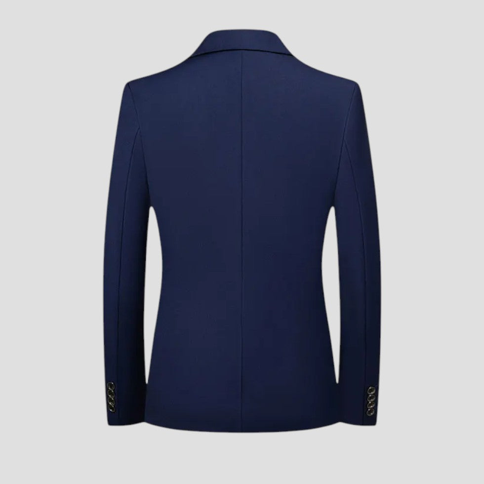 Herren Blazer Business Jacke Zwei Knöpfe 2