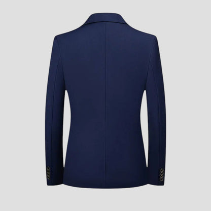 Herren Blazer Business Jacke Zwei Knöpfe 2