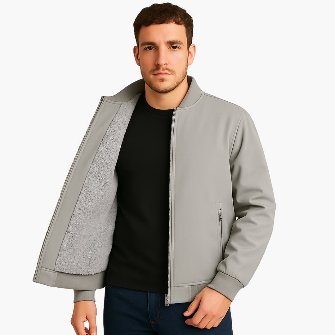 Herren Bomberjacke mit Fleecefutter 1