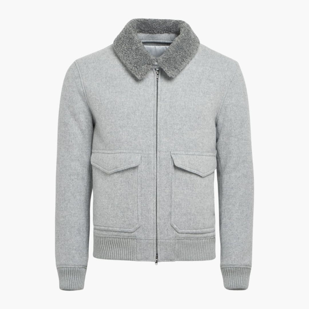 Herren Bomberjacke mit Fronttaschen 1