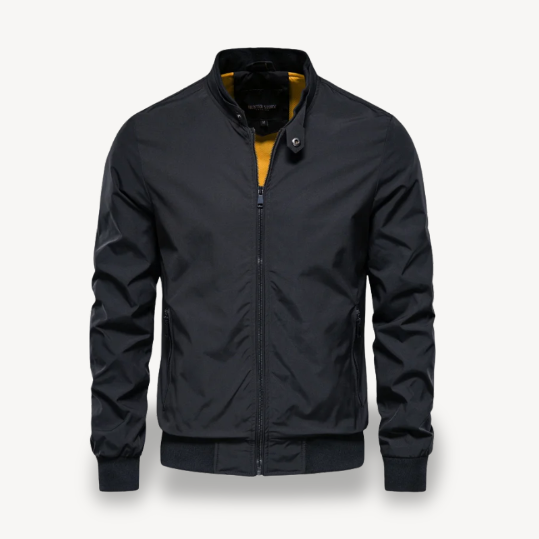 Herren Bomberjacke mit Reißverschluss, leicht | Loravelle 3