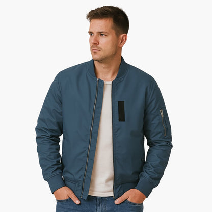 Herren Bomberjacke mit Rippbund 1