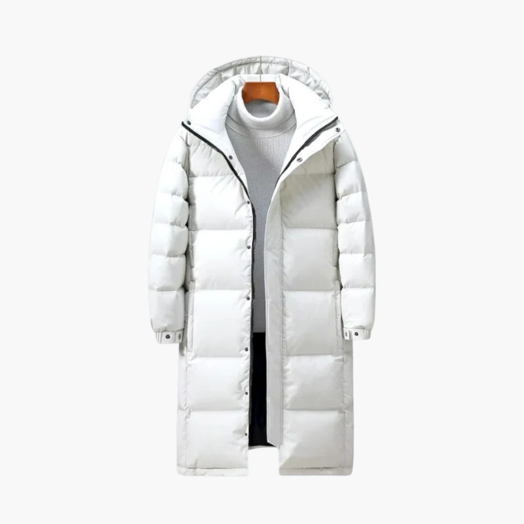 Herren Daunenjacke mit Kapuze und Steppisolierung 1