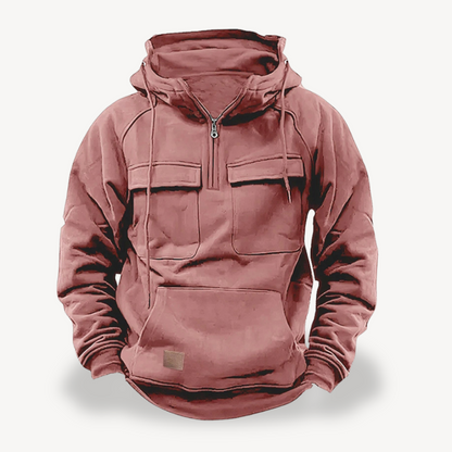 Herren Fleece-Cargo-Hoodie | Loravelle 0