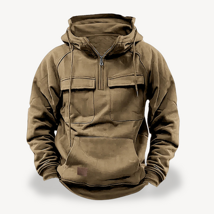 Herren Fleece-Cargo-Hoodie | Loravelle 3