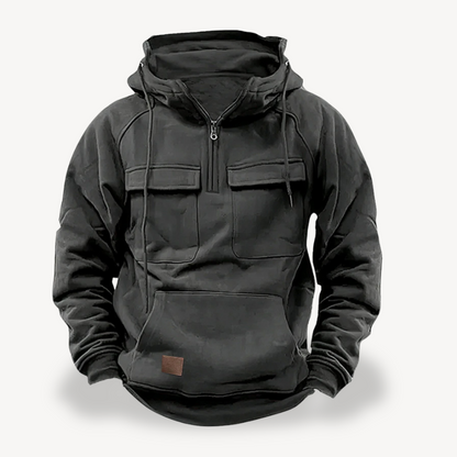 Herren Fleece-Cargo-Hoodie | Loravelle 6