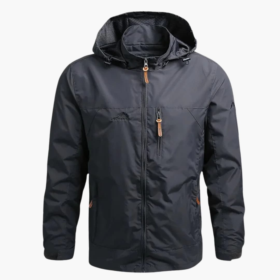 Herren Jacke mit Frontreißverschluss und Stehkragen 1