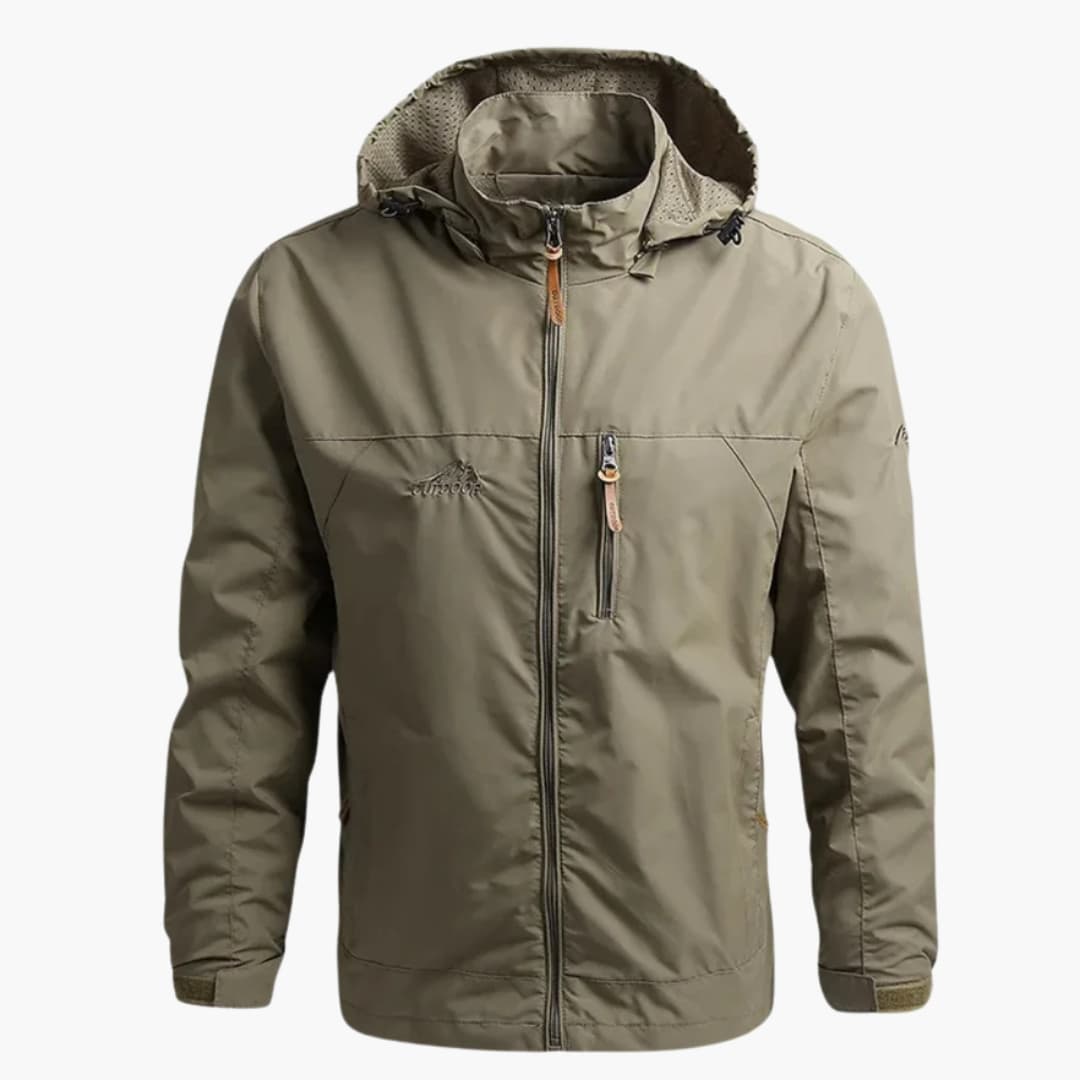 Herren Jacke mit Frontreißverschluss und Stehkragen 2