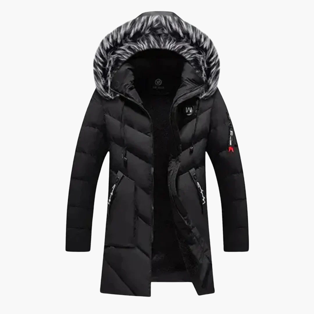 Herren Jacke mit Kapuze und gesteppter Oberfläche 2