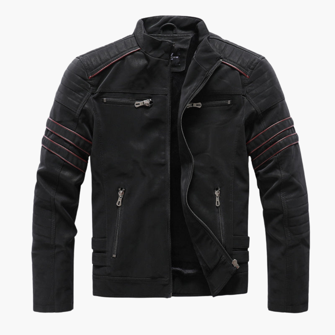 Herren Jacke mit Knopfverschluss und Seitentaschen 0