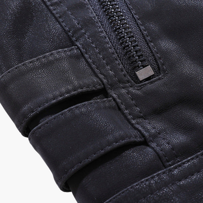 Herren Jacke mit Knopfverschluss und Seitentaschen 1