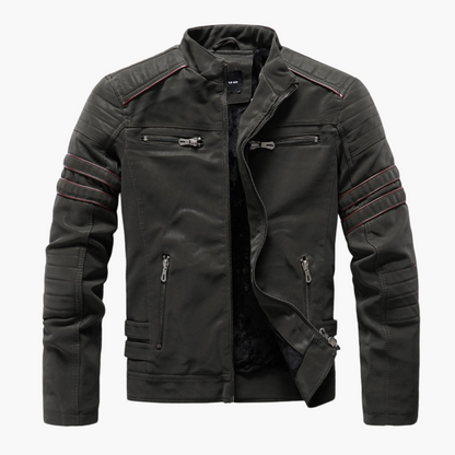 Herren Jacke mit Knopfverschluss und Seitentaschen 2