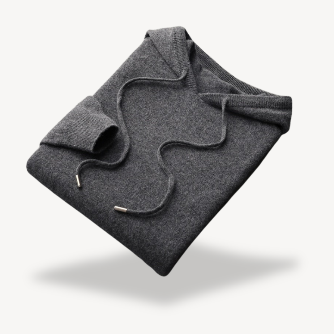 Herren Kaschmir-Strick-Kapuzenpullover | Loravelle 11