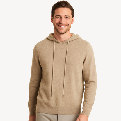 Herren Kaschmir-Strick-Kapuzenpullover | Loravelle 1