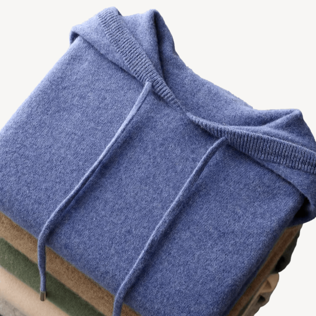 Herren Kaschmir-Strick-Kapuzenpullover | Loravelle 5