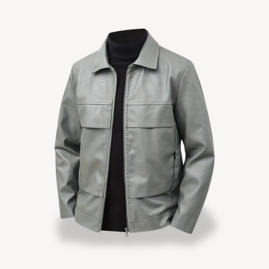 Herren Kunstlederjacke | Loravelle 0
