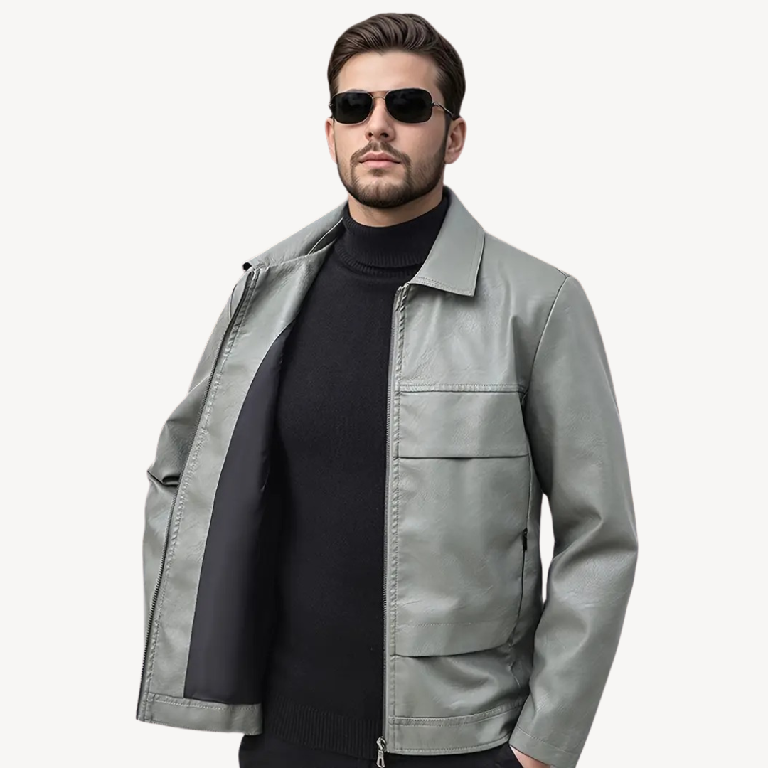 Herren Kunstlederjacke | Loravelle 3