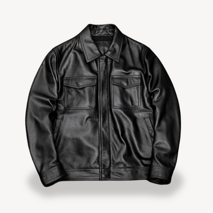 Herren Lederjacke mit Taschen | Loravelle 1
