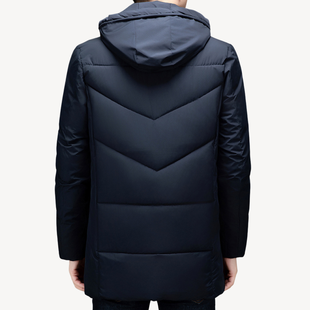 Herren Pufferjacke mit wasserdichtem Wintermantel und Kapuze | Loravelle 2