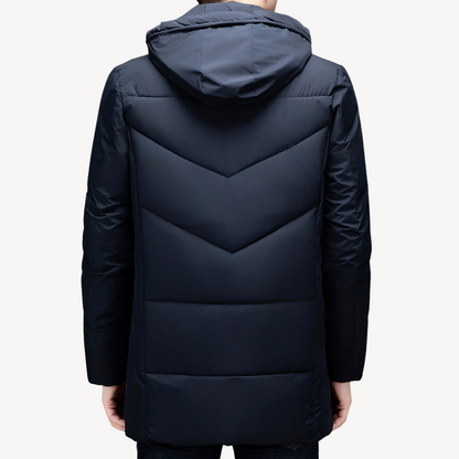 Herren Pufferjacke mit wasserdichtem Wintermantel und Kapuze | Loravelle 2