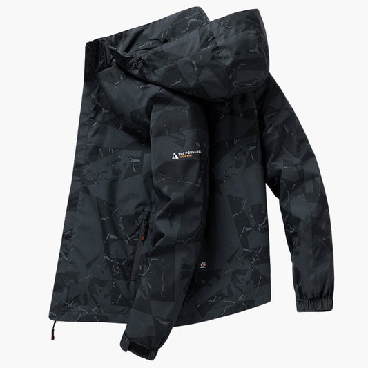 Herren Skijacke mit Kapuze und modernem Schnitt 0